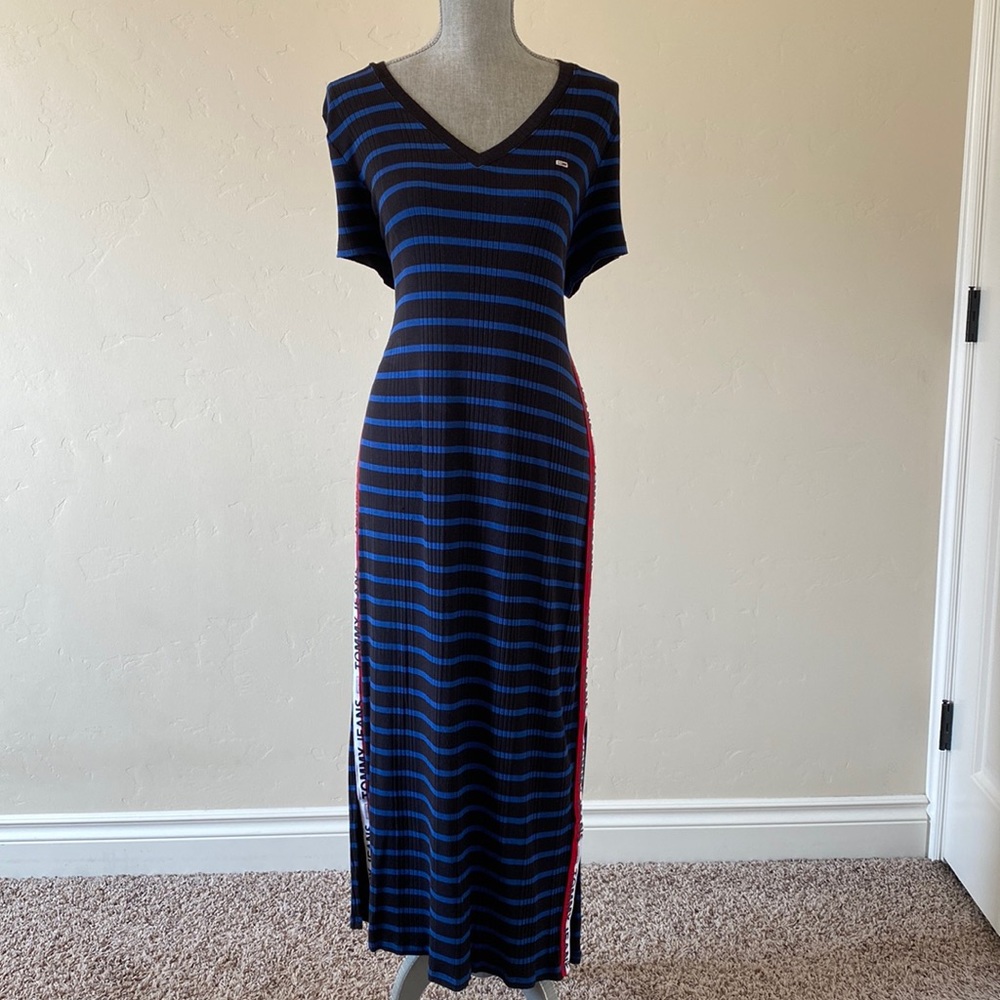 Tommy Jeans Striped T-Shirt Dress